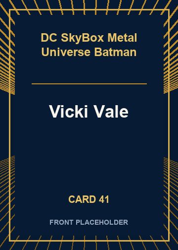 Vicki Vale front card image