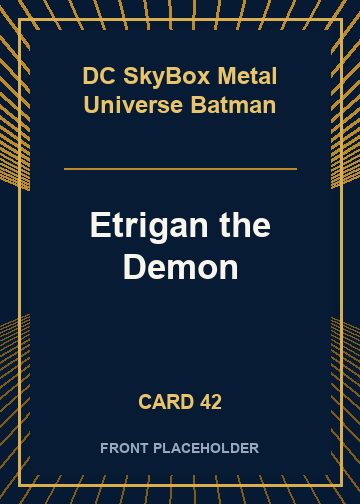 Etrigan the Demon card thumbnail