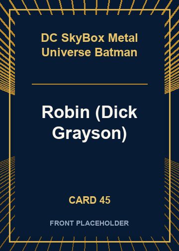 Robin (Dick Grayson) front card image