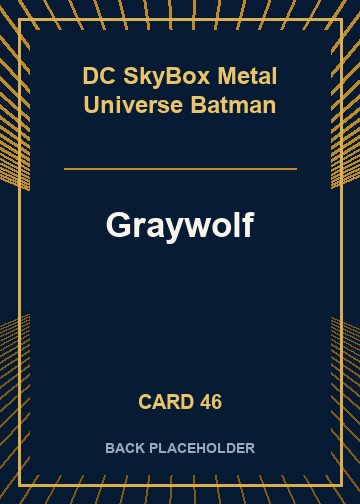 Graywolf back card image