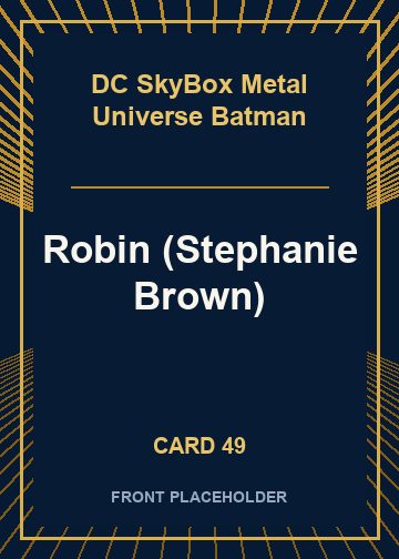Robin (Stephanie Brown) card thumbnail