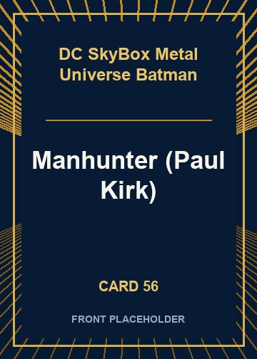 Manhunter (Paul Kirk) card thumbnail