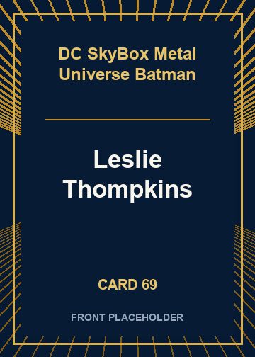 Leslie Thompkins front card image