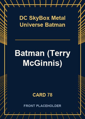 Batman (Terry McGinnis) card thumbnail