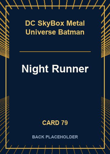 Night Runner back card image