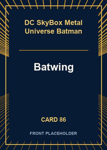 Batwing front card image