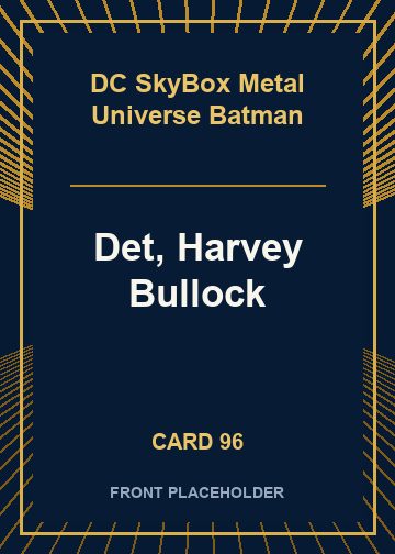 Det, Harvey Bullock card thumbnail