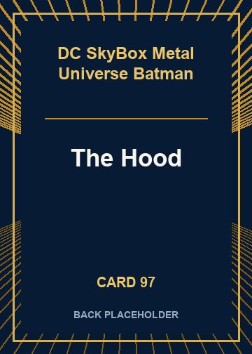 The Hood back card image