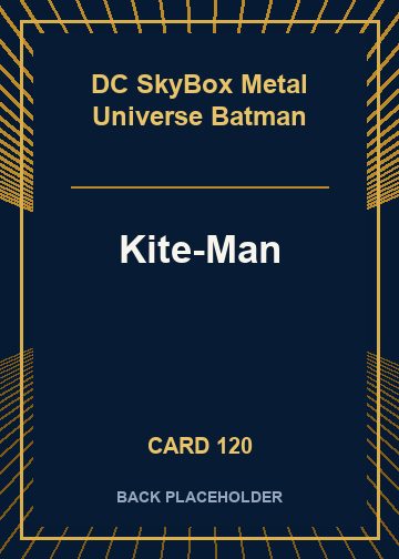Kite-Man back card image