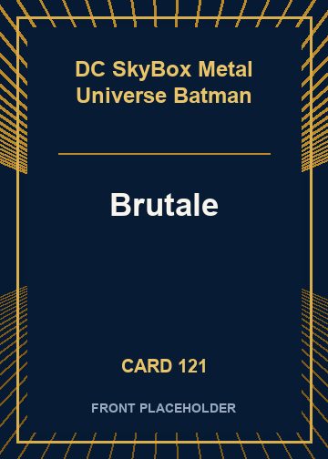 Brutale front card image