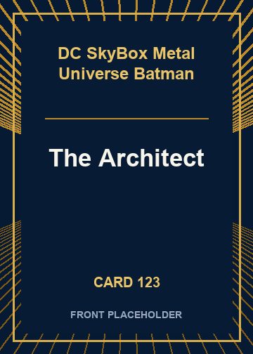 The Architect card thumbnail