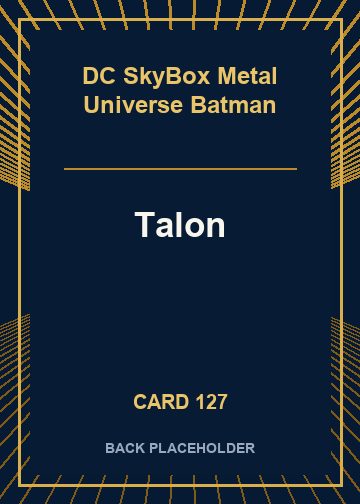 Talon back card image