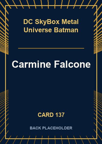 Carmine Falcone back card image
