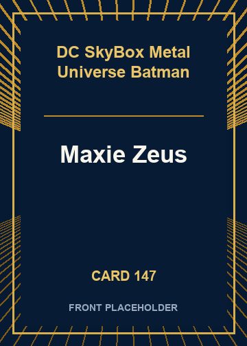 Maxie Zeus front card image