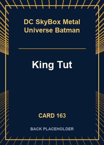 King Tut back card image