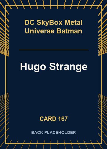 Hugo Strange back card image