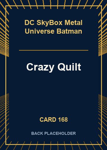 Crazy Quilt back card image