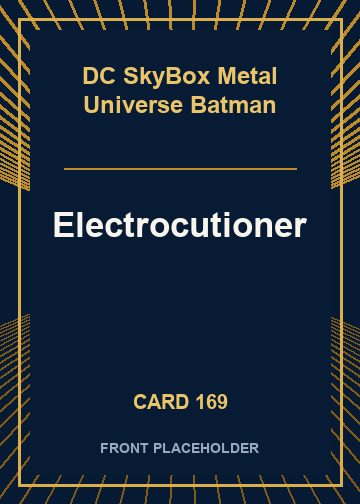 Electrocutioner front card image