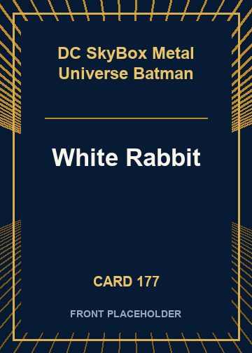White Rabbit front card image