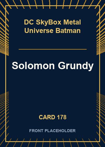 Solomon Grundy card thumbnail