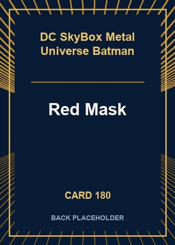 Red Mask back card image