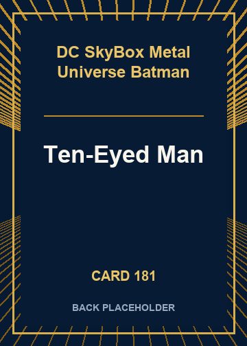 Ten-Eyed Man back card image