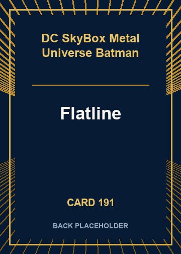 Flatline back card image