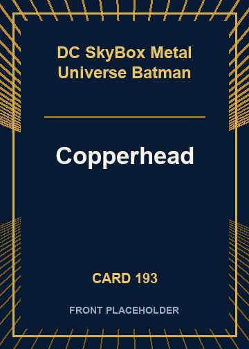 Copperhead front card image