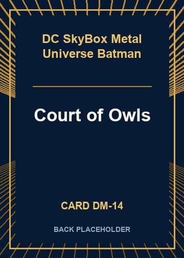 Court of Owls back card image