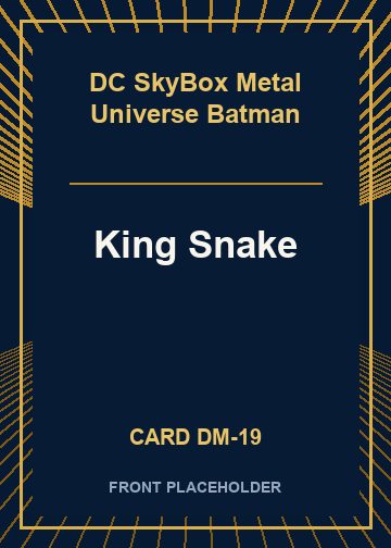 King Snake card thumbnail