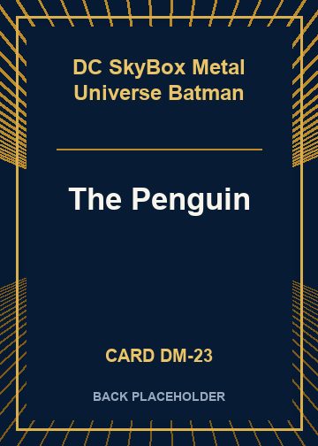The Penguin back card image