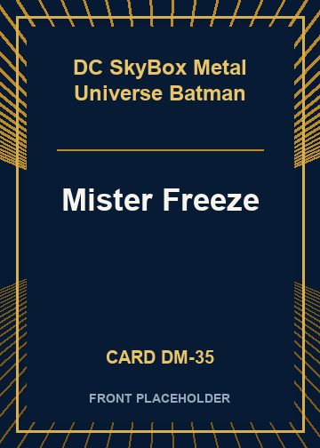 Mister Freeze card thumbnail
