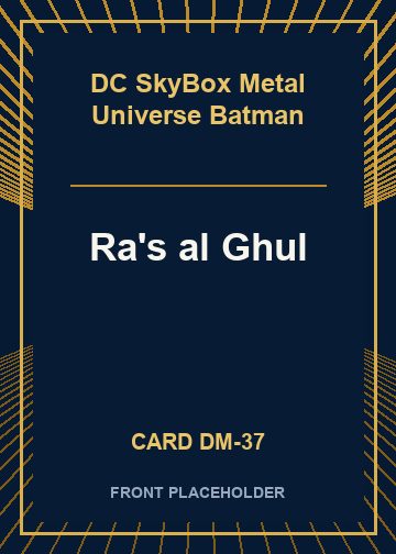 Ra's al Ghul card thumbnail