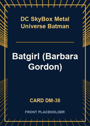 Batgirl (Barbara Gordon) card thumbnail