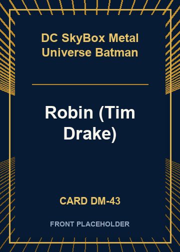 Robin (Tim Drake) card thumbnail