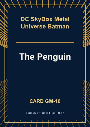 The Penguin back card image
