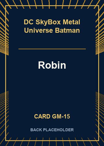 Robin back card image