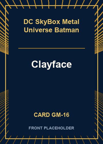 Clayface card thumbnail