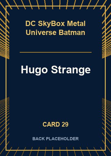 Hugo Strange back card image