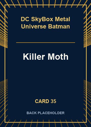 Killer Moth back card image