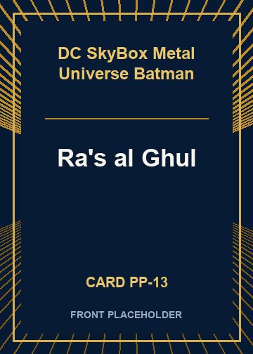 Ra's al Ghul card thumbnail