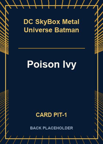 Poison Ivy back card image