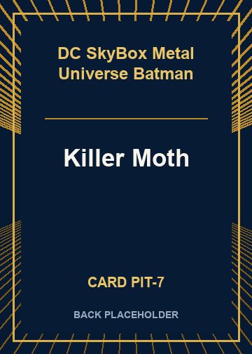 Killer Moth back card image