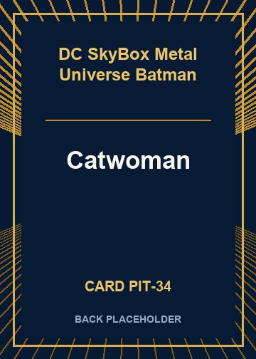 Catwoman back card image