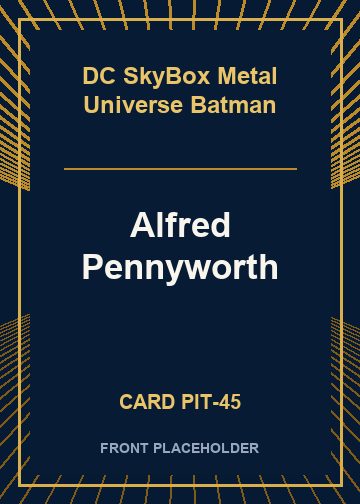 Alfred Pennyworth card thumbnail