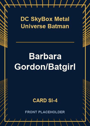 Barbara Gordon/Batgirl card thumbnail