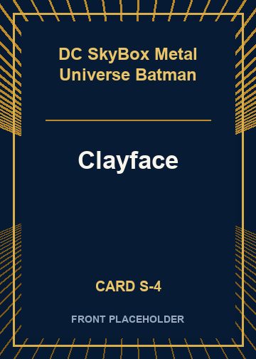 Clayface card thumbnail