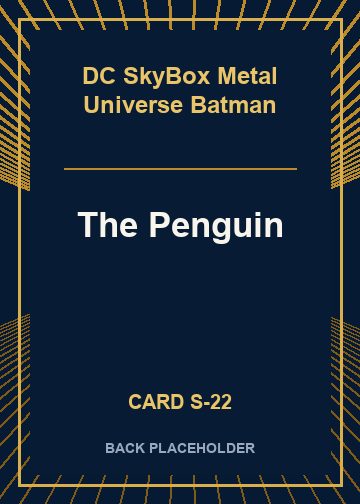 The Penguin back card image