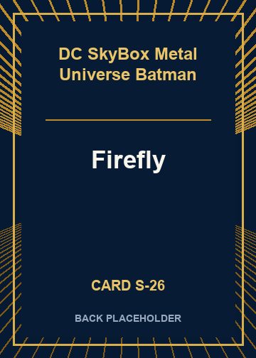 Firefly back card image