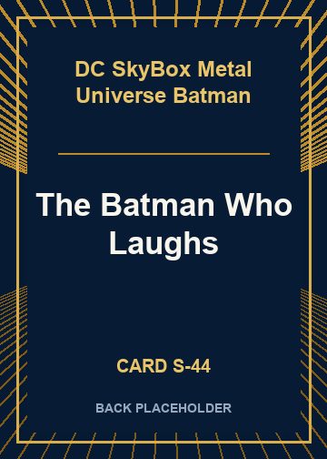 The Batman Who Laughs back card image